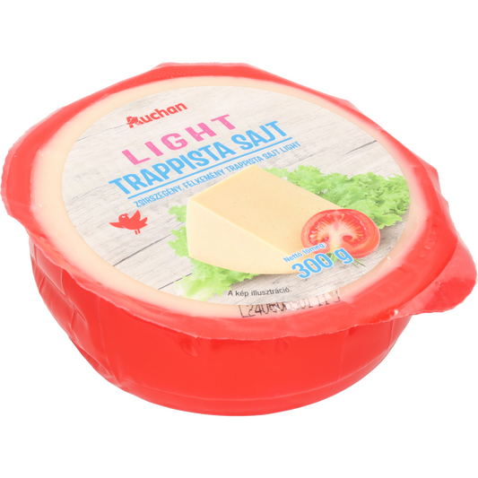 Auchan Kedvenc Light Trappista sajt zsírszegény 300 g