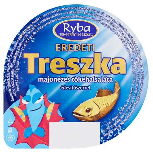 Ryba Eredeti Treszka majonézes tőkehalsaláta 140 g