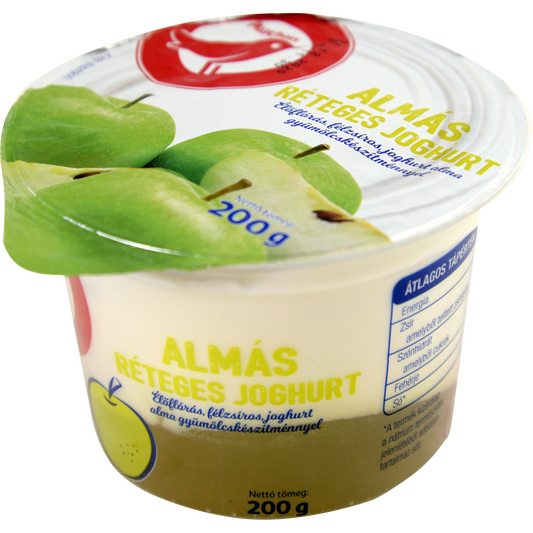 Auchan Kedvenc Almás réteges joghurt 200 g
