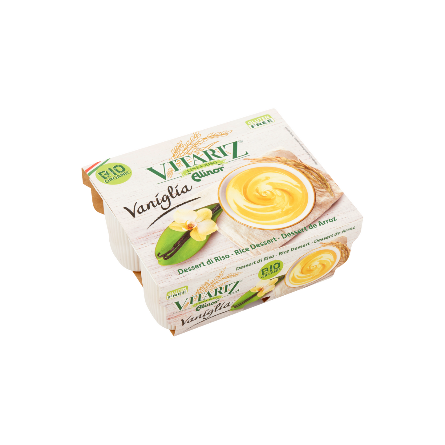 Vitariz Bio UHT vaníliás rizsdesszert 4 x 100 g