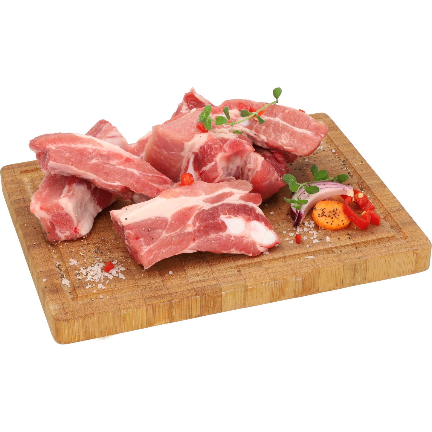 Auchan Kedvenc Sertés Oldalas darabolt védőgázos csomagolásban