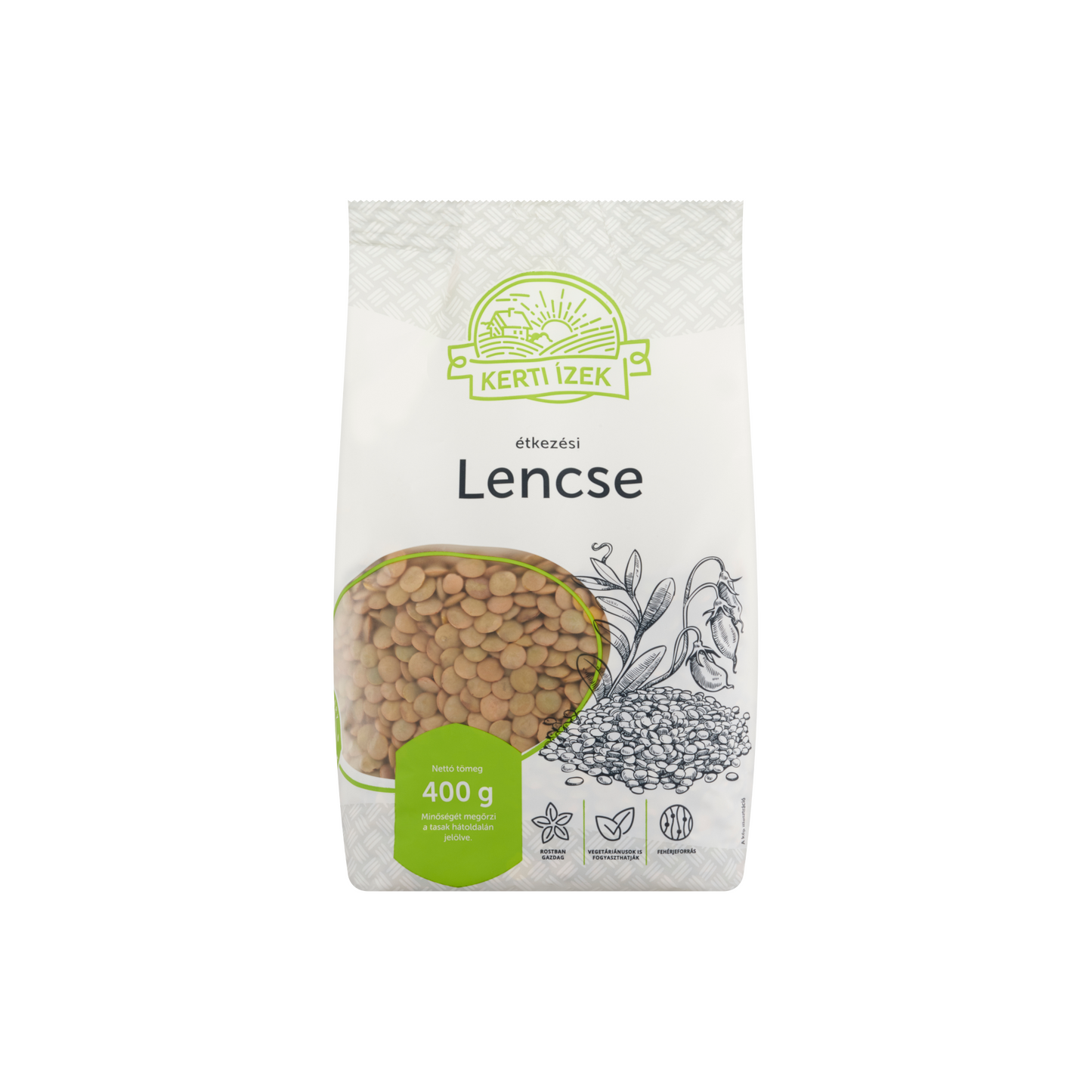 Kerti Ízek étkezési lencse 400 g
