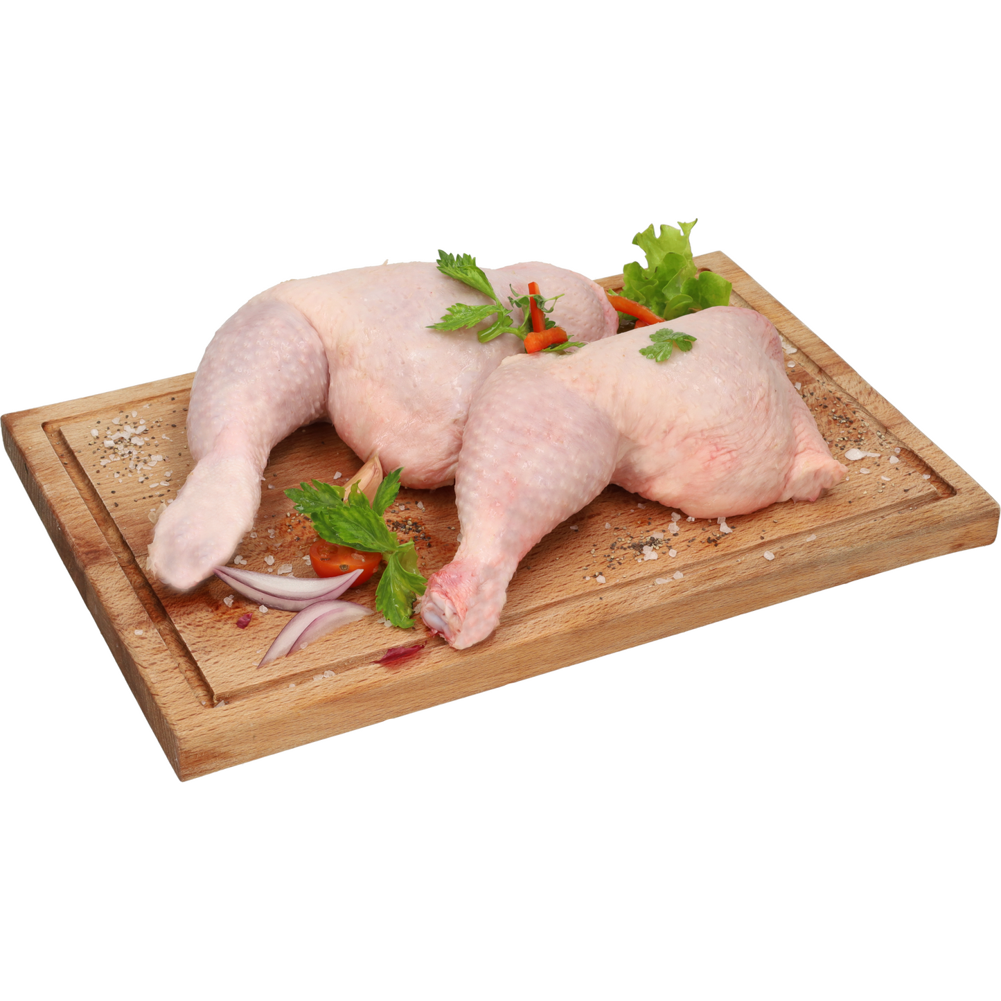 Auchan Kedvenc 'A' minőségű Friss csirkecomb farrésszel védőgázas csomagolásban