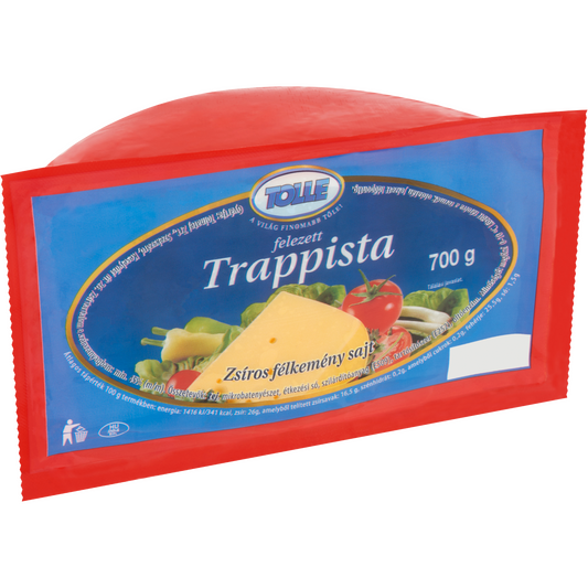 Tolle Trappista felezett zsíros félkemény sajt 700 g