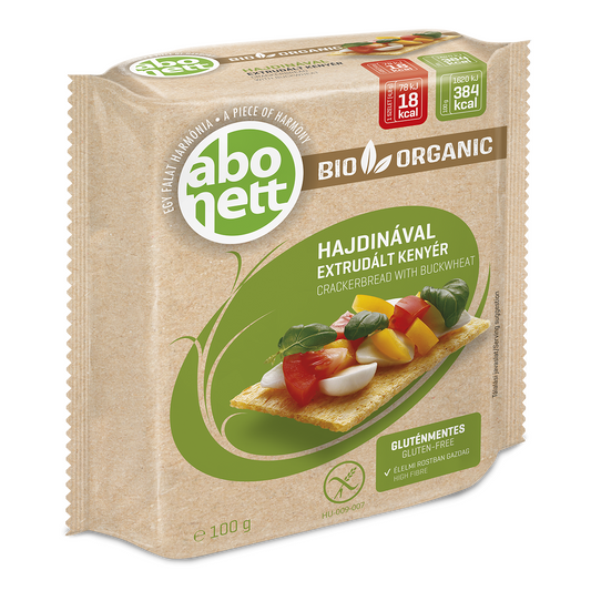 Abonett Bio gluténmentes extrudált kenyér hajdinával 100 g