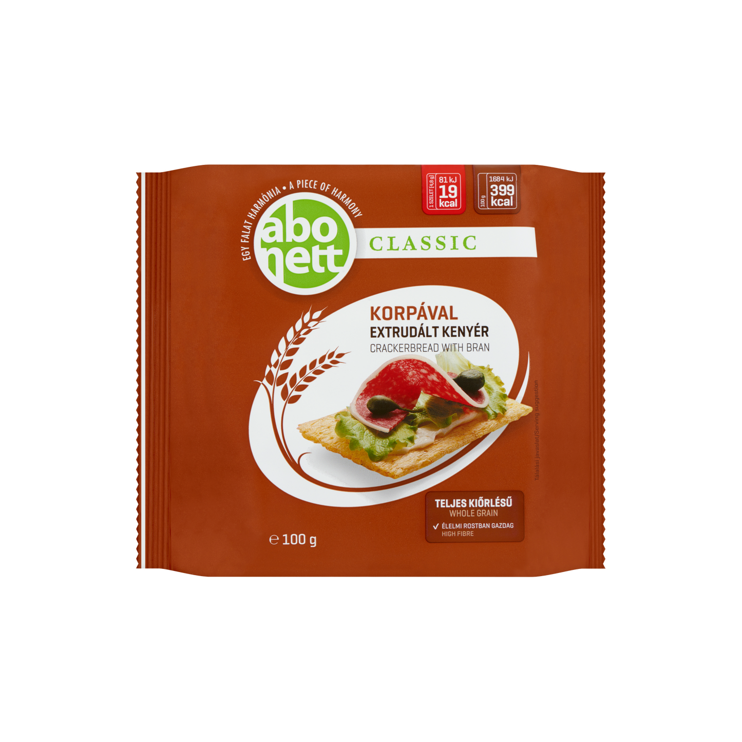 Abonett Classic extrudált kenyér korpával 100 g