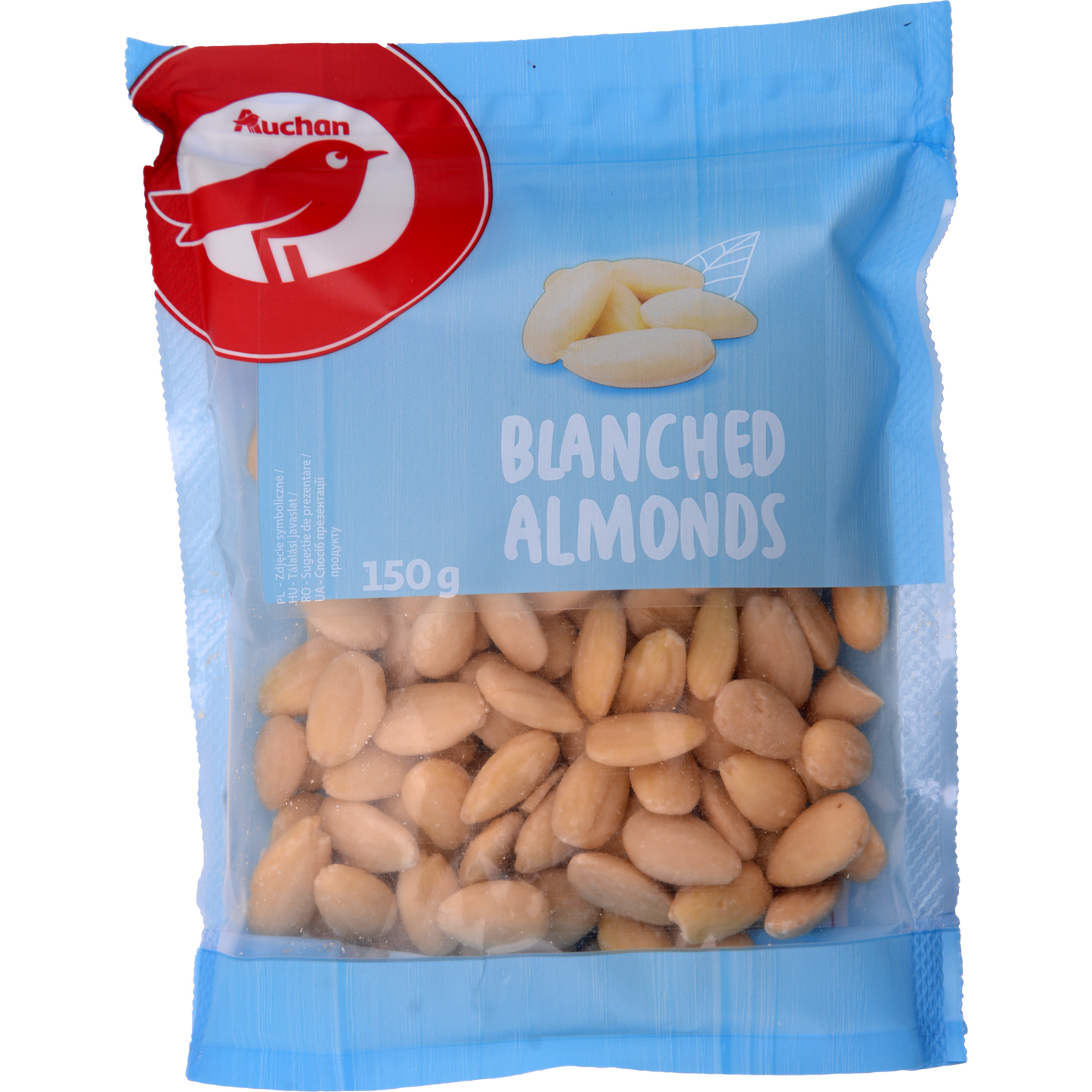 Auchan Kedvenc blansírozott mandula 150 g