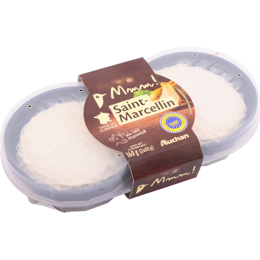 Auchan Prémium MMM! Saint-Marcellin zsíros lágy sajt 160 g