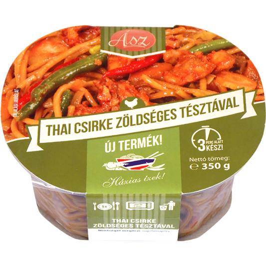 ÁSZ Thai csirke zöldséges tésztával 350 gr