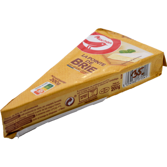 Auchan Kedvenc Brie Pointe fehér nemespenésszel érlelt sajt 200 g