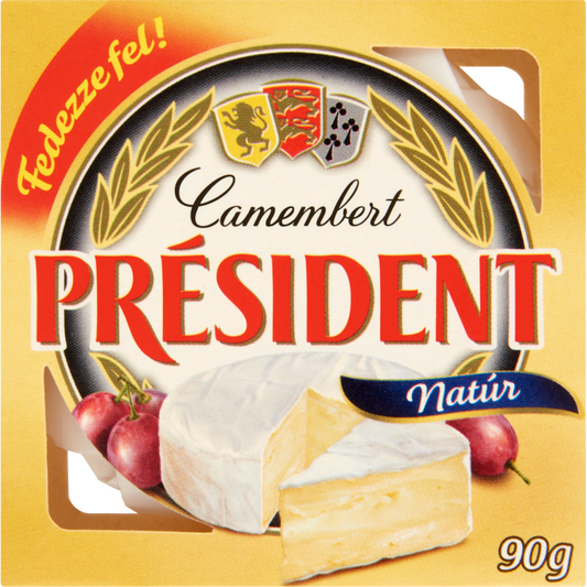Président natúr camembert sajt 90 g
