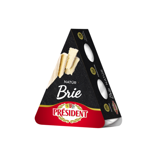 Président Brie natúr, zsírdús sajt 125 g