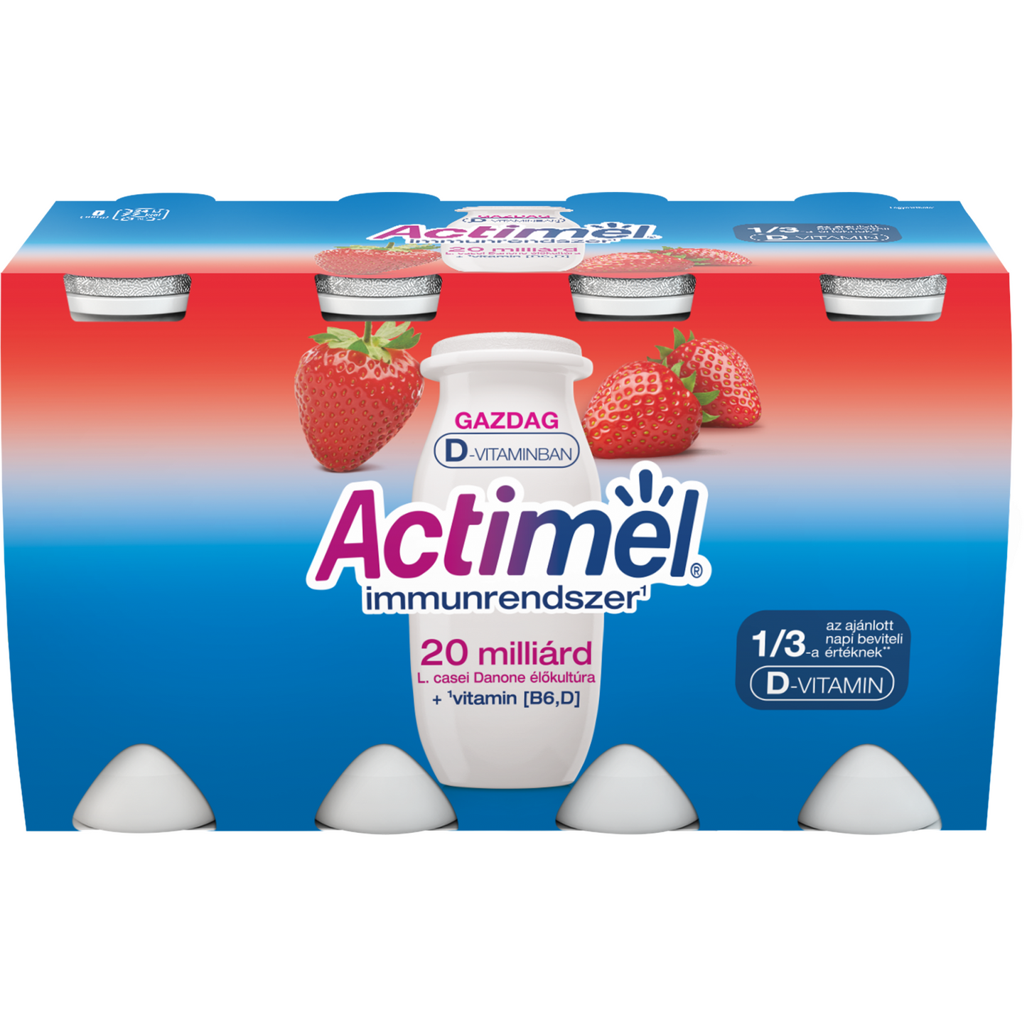 Danone Actimel eperízű zsírszegény joghurtalapú ital B6- és D-vitaminnal 8 x 100 g (800 g)