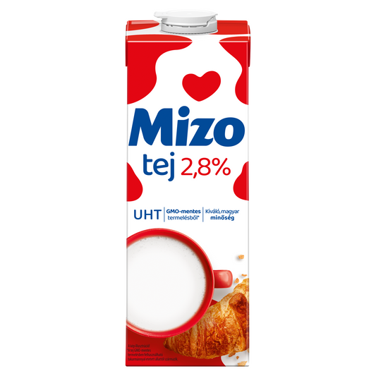 Mizo UHT félzsíros tej 2,8% 1 l