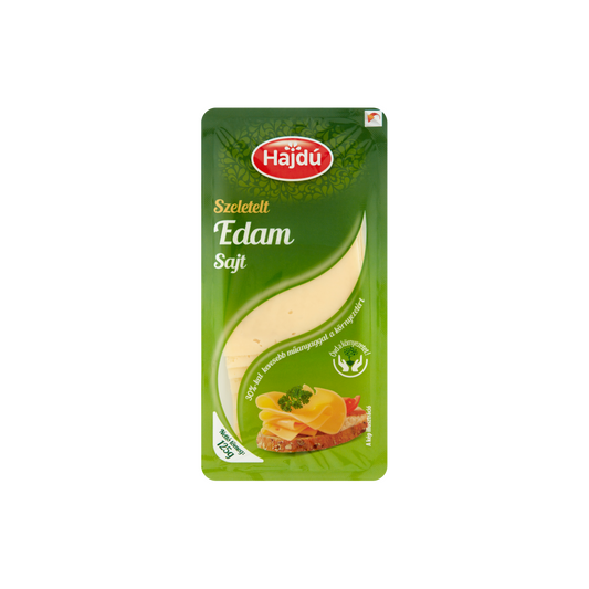 Hajdú szeletelt edam sajt 125 g