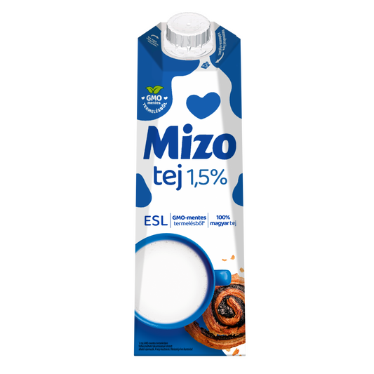 Mizo ESL zsírszegény tej 1,5% 1 l