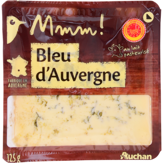 Auchan Collection MMM! Bleu d' Auvergne OEM sajt 125 g