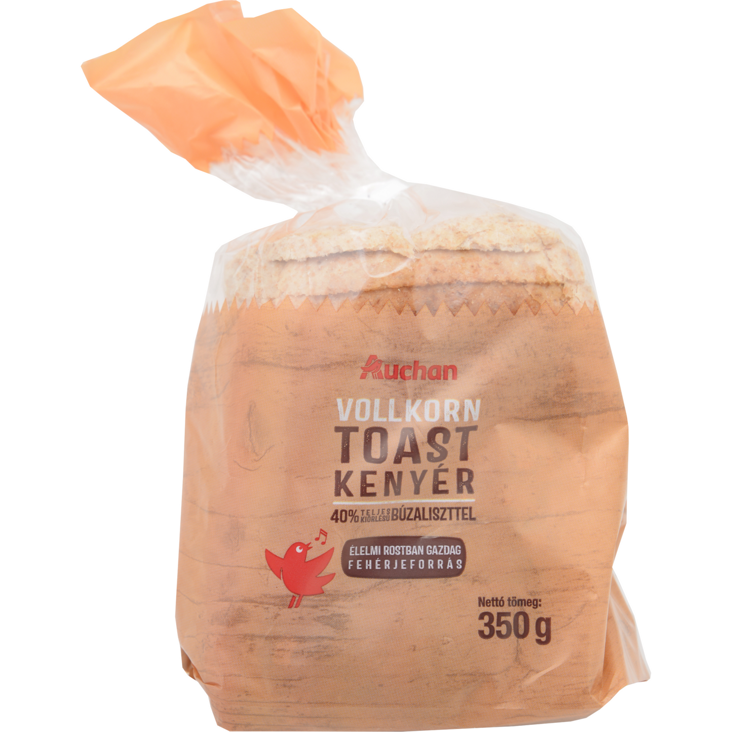 Auchan Kedvenc Vollkorn toast kenyér 350 g