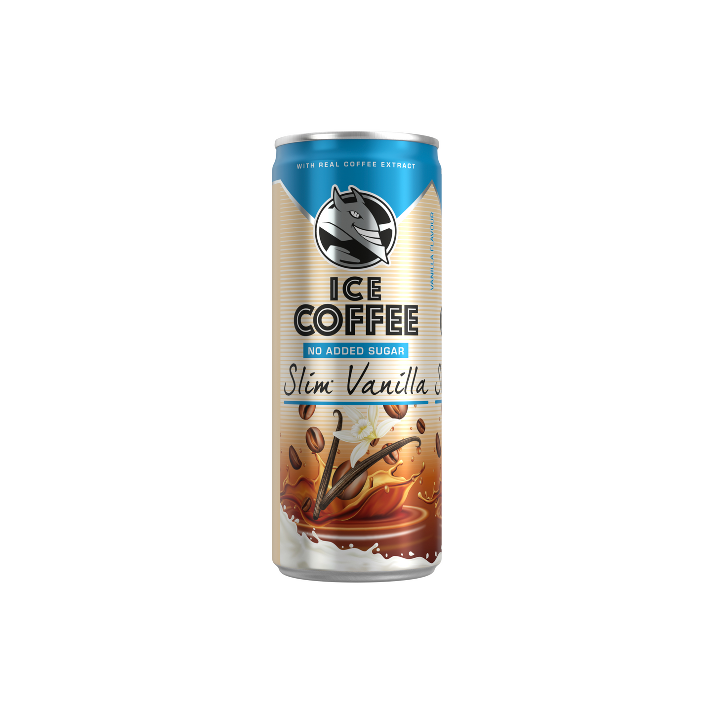 HELL Ice Coffee Slim Vanilla UHT Bourbon vanília ízű ital tejjel, kávékivonattal 250 ml