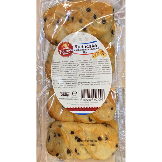 Rudacska csokidarabokkal 280 g