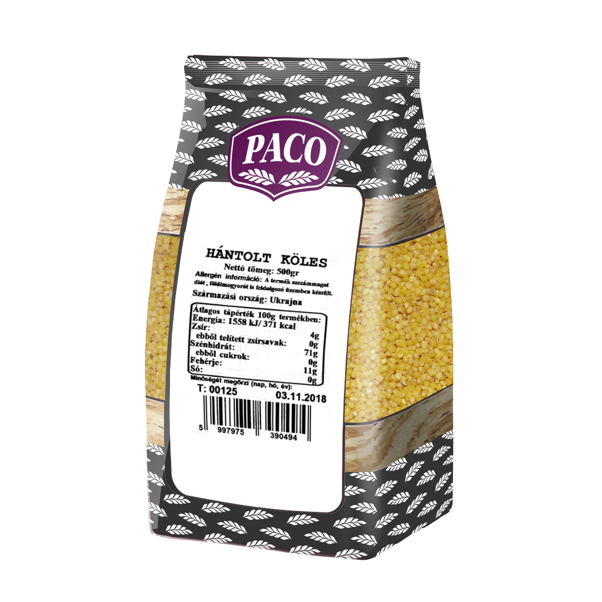 Paco Hántolt köles 500g
