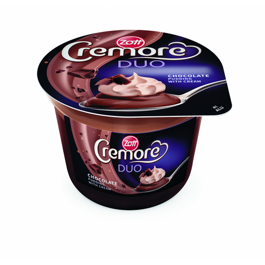 Zott Cremore Duo csokoládés desszert kakaós tejszínhabbal 190 g