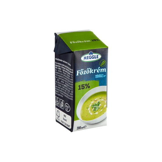 Meggle UHT főzőkrém növényi zsírral 15% 200 ml