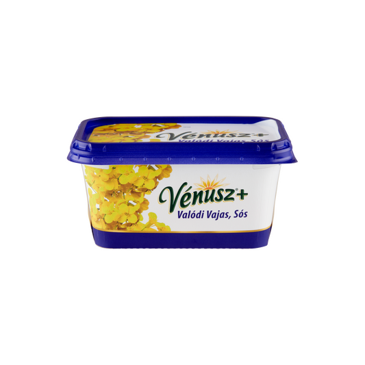Vénusz+ Valódi Vajas, Sós 55% zsírtartalmú margarin 450 g