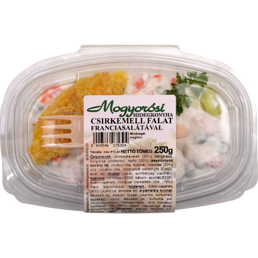 Csirkemell falat franciasalátával 250 gr