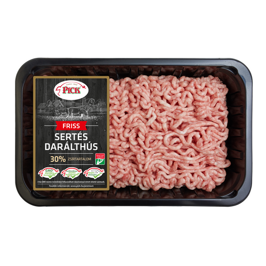 Pick sertés darált hús GMO mentes 30% zsírtartalommal 600 g