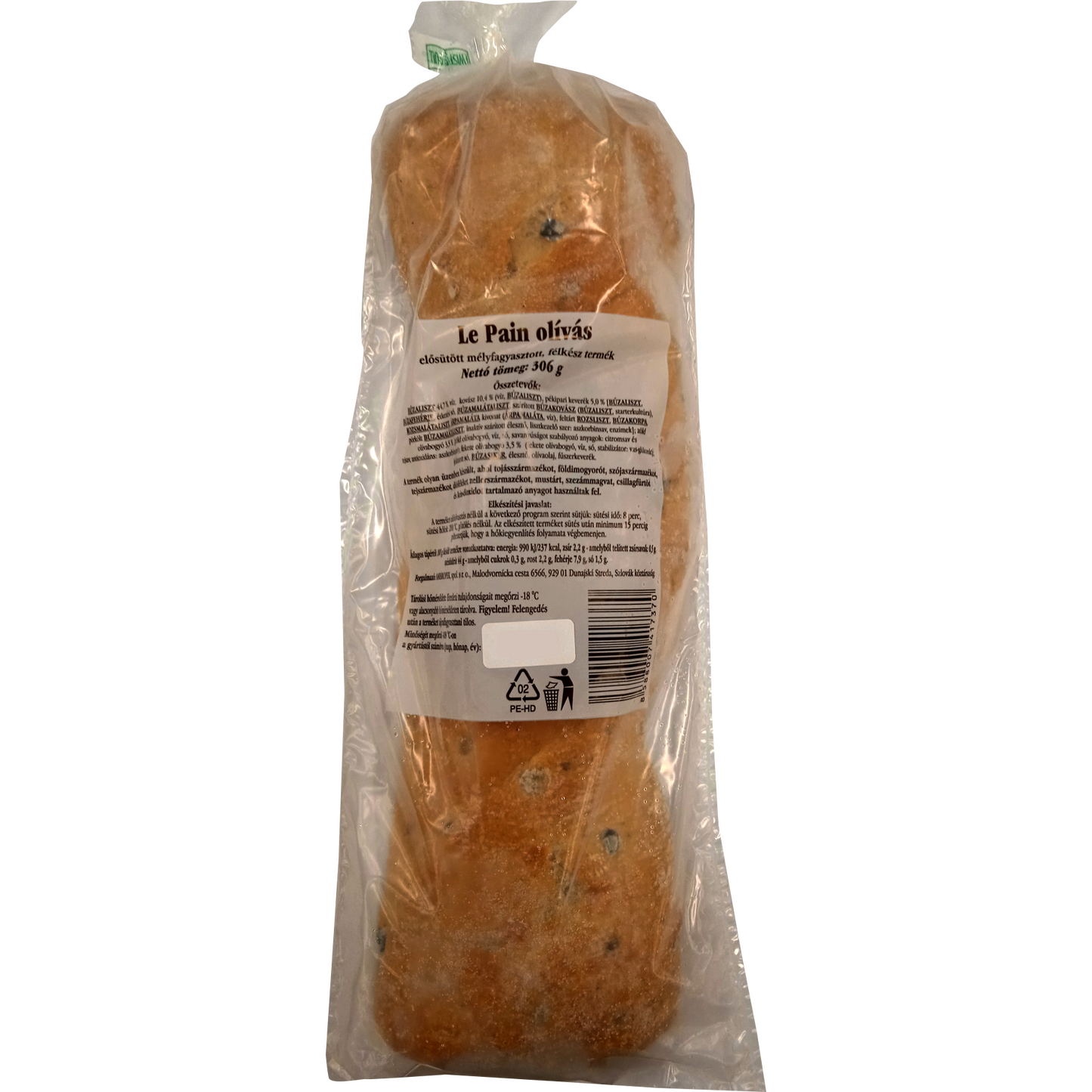 Fagyasztott Le Pain Olíva Kovászos 300g