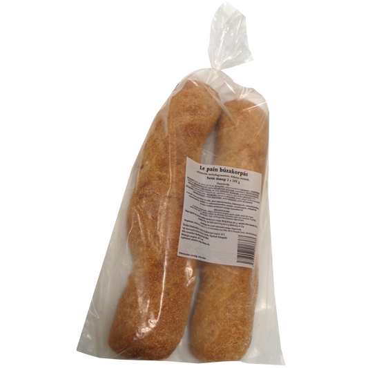 Le pain búzakorpás, elősütött mélyfagyasztott, félkész termék 2 db 600 g