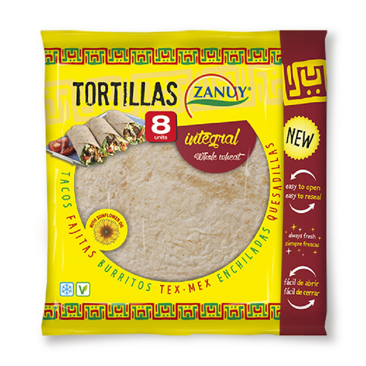 Zanuy Búza Tortilla teljes kiőrlésű 20cm 8db 320g