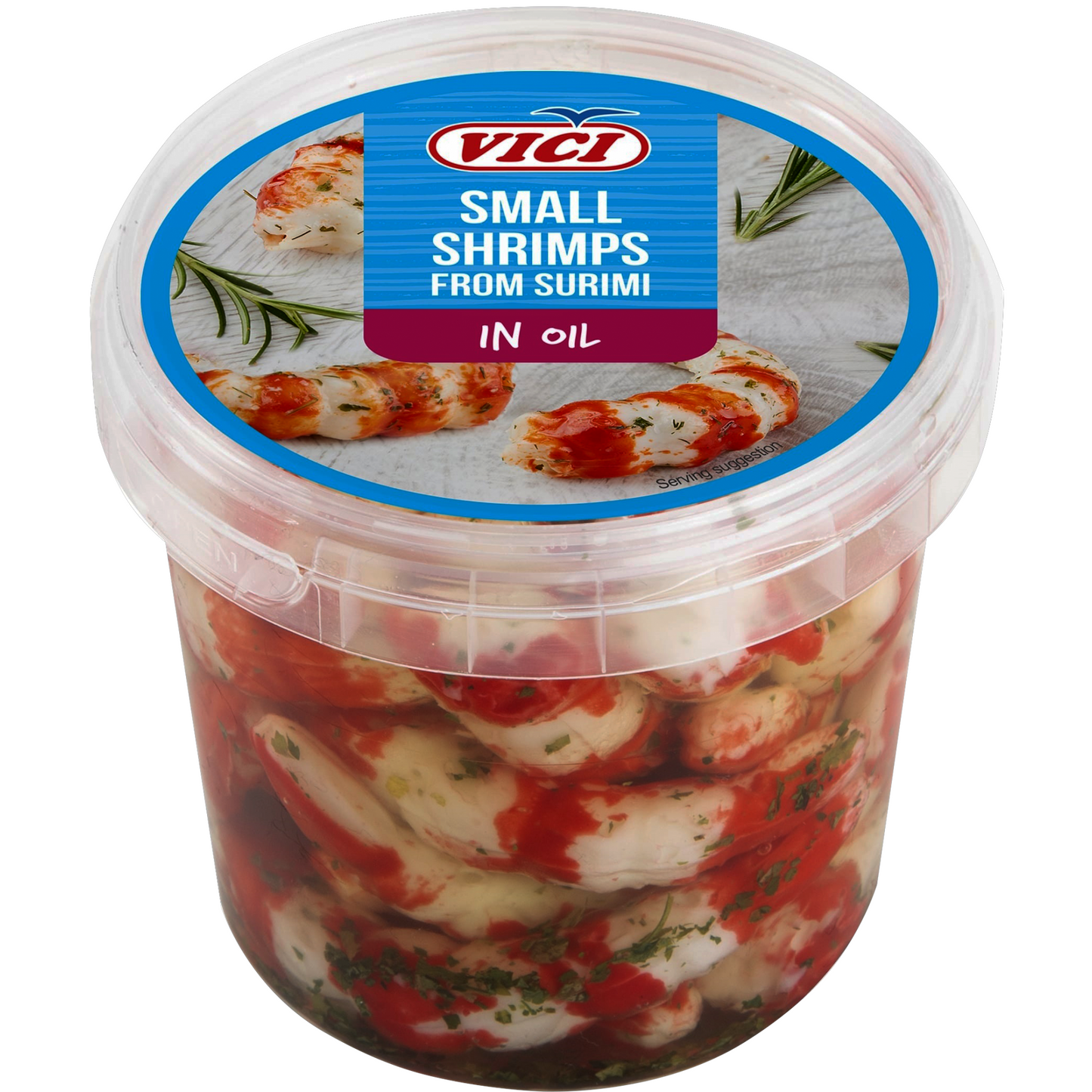 Vici mini királyrák ízű surimi olajban 320 g