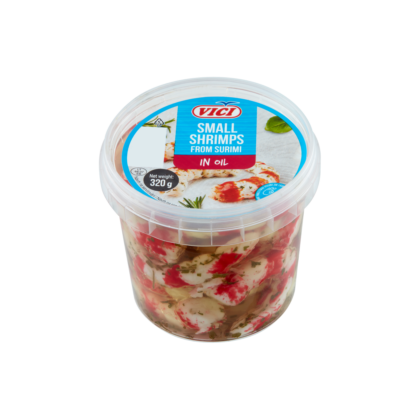 Vici mini királyrák ízű surimi olajban 320 g