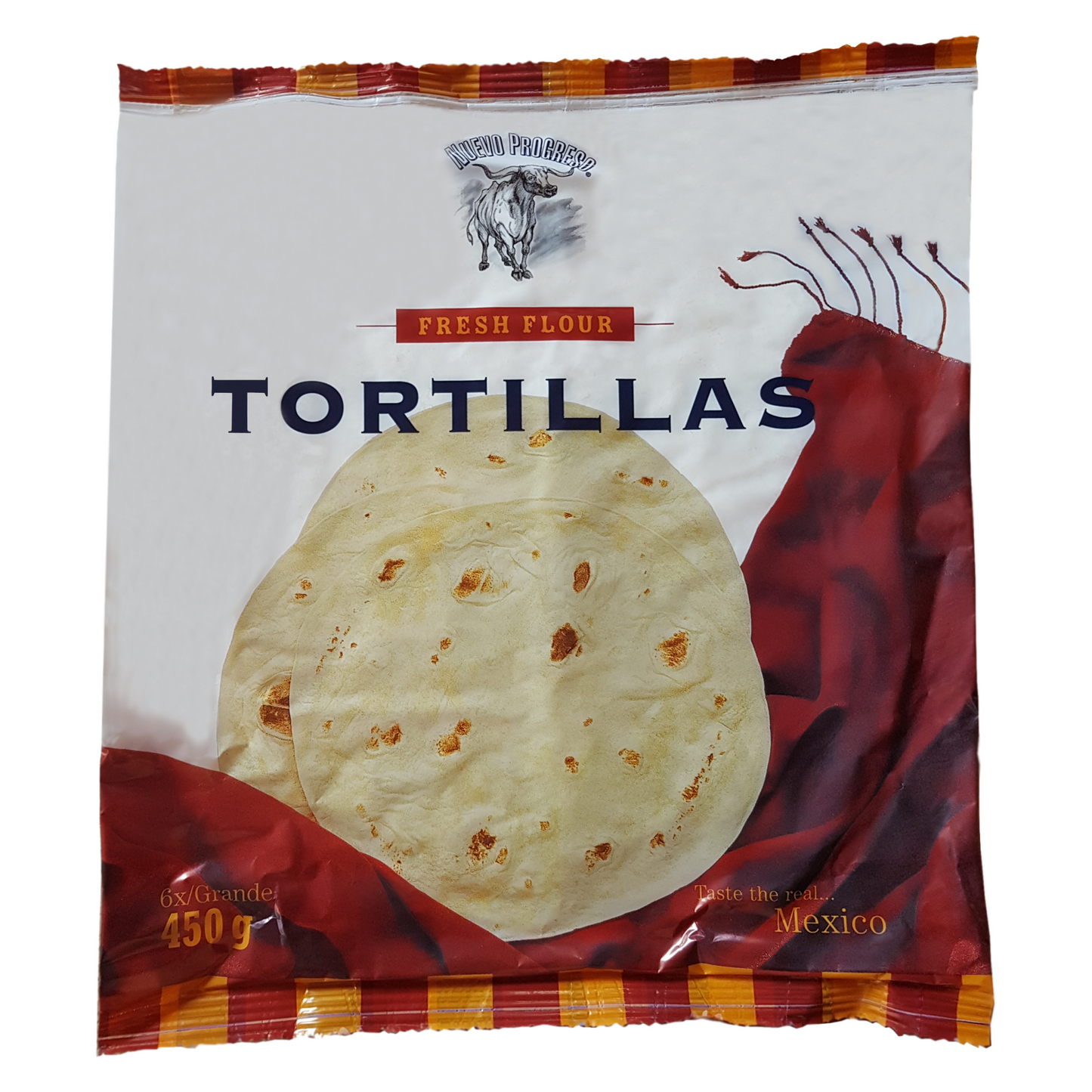 NuevoProgreso Tortilla 10” natúr búza (25cm) 6db