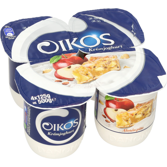 Danone Oikos Görög élőflórás almás pite ízű krémjoghurt 4 x 125 g