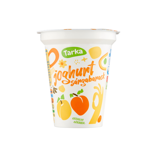 Tarka zsírszegény sárgabarackízű élőflórás joghurt 125 g