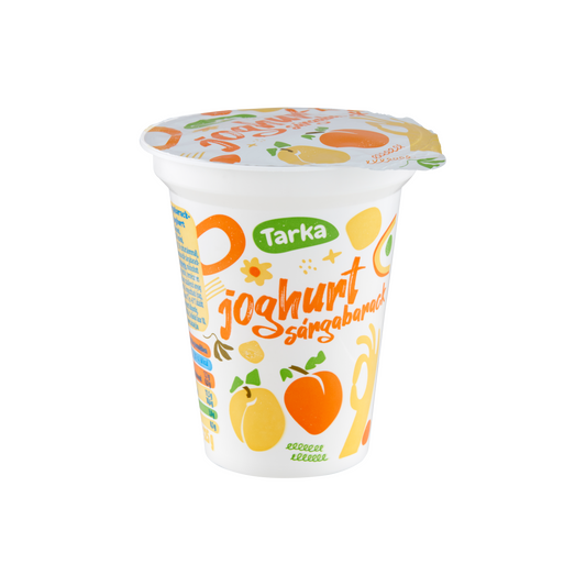 Tarka zsírszegény sárgabarackízű élőflórás joghurt 125 g