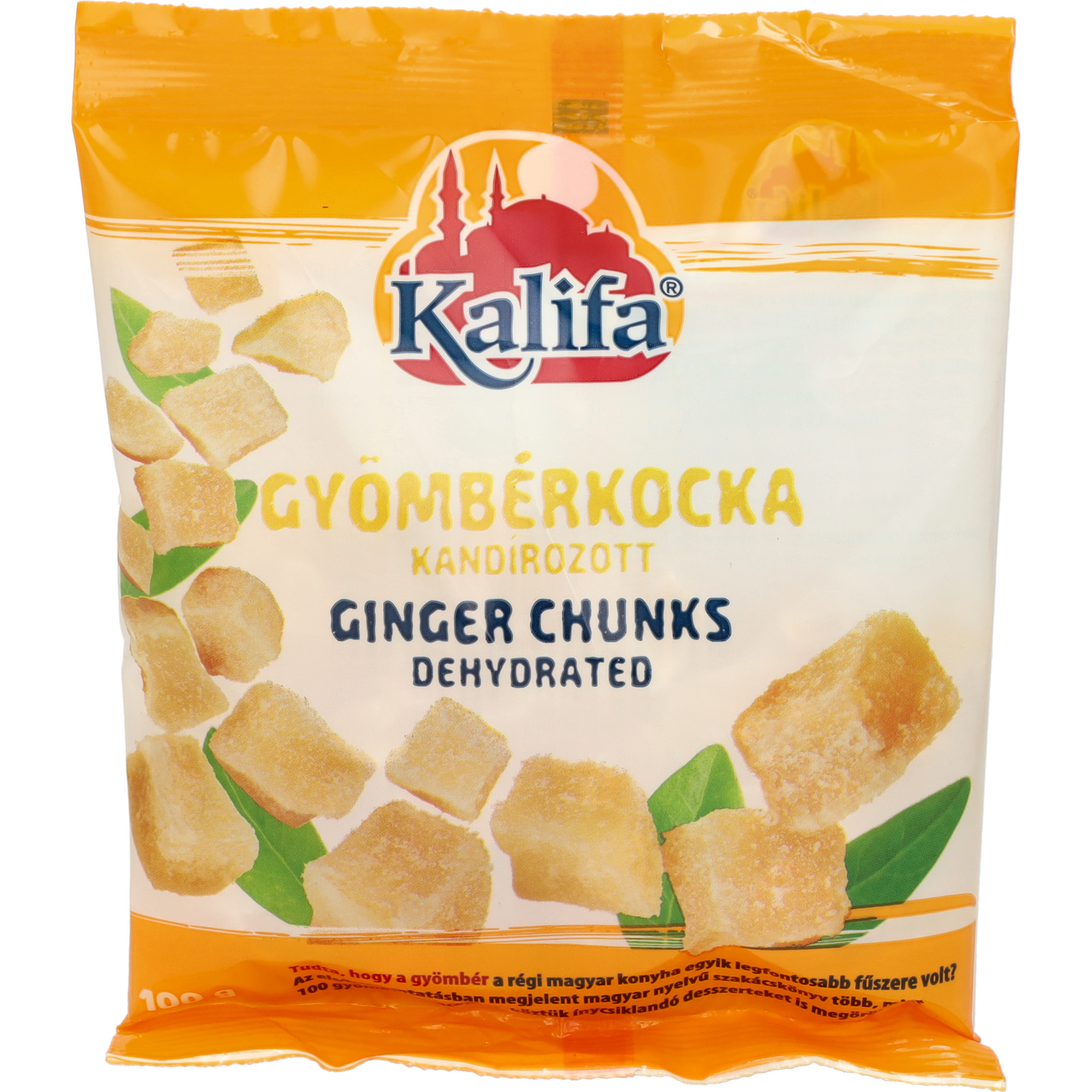 Kalifa kandírozott gyömbérkocka100 g