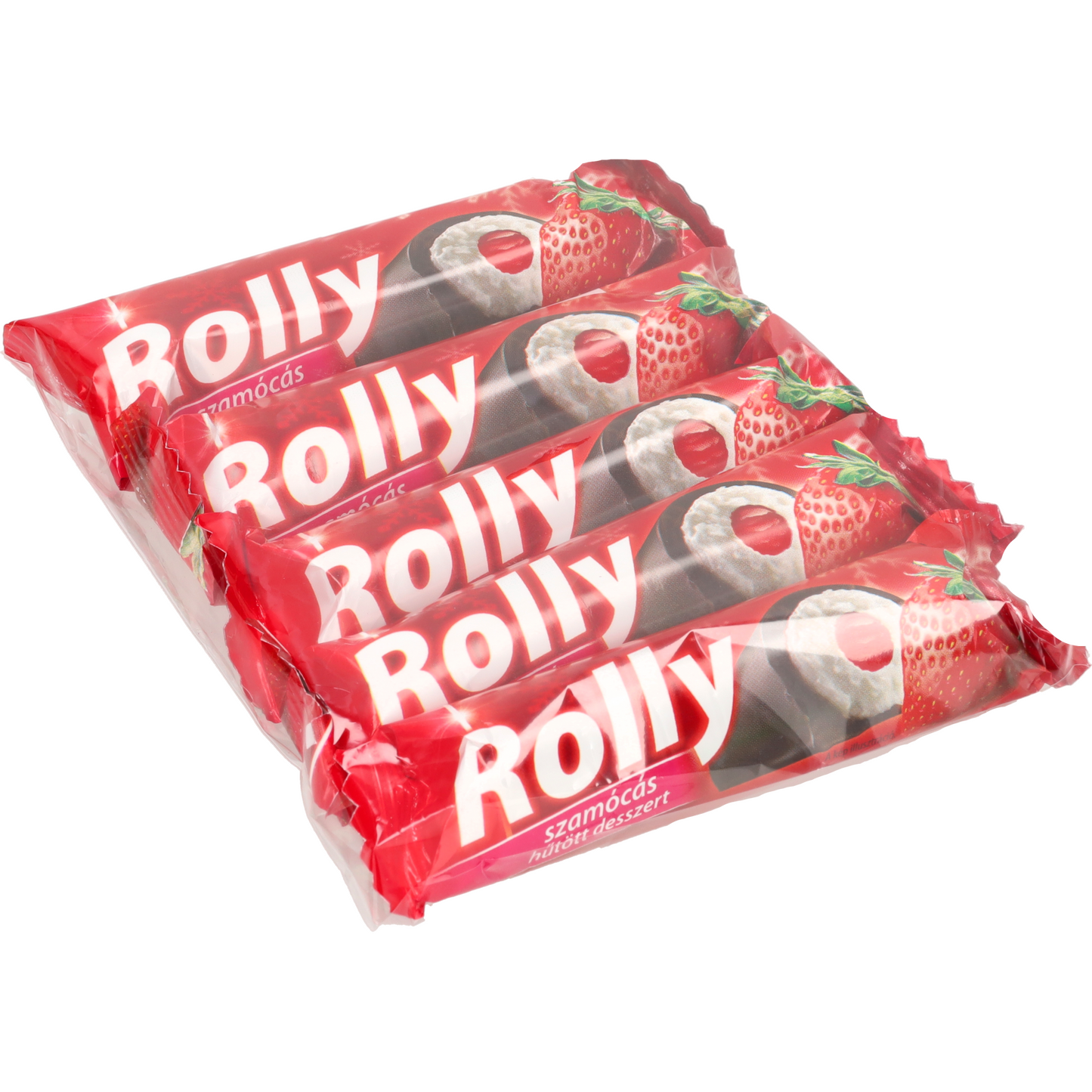 Rolly szamócás hűtött desszert 5 x 30 g