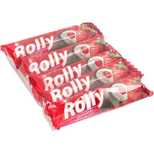 Rolly szamócás hűtött desszert 5 x 30 g