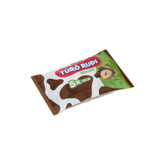Mizo Túró Rudi túródesszert mogyorós-kakaós tejbevonattal 5 x 30 g (150 g)