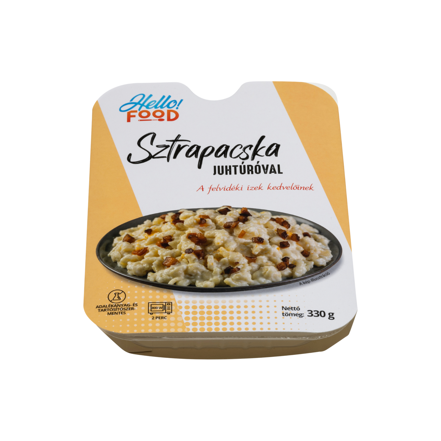 Hello Food sztrapacska juhtúróval 330 g