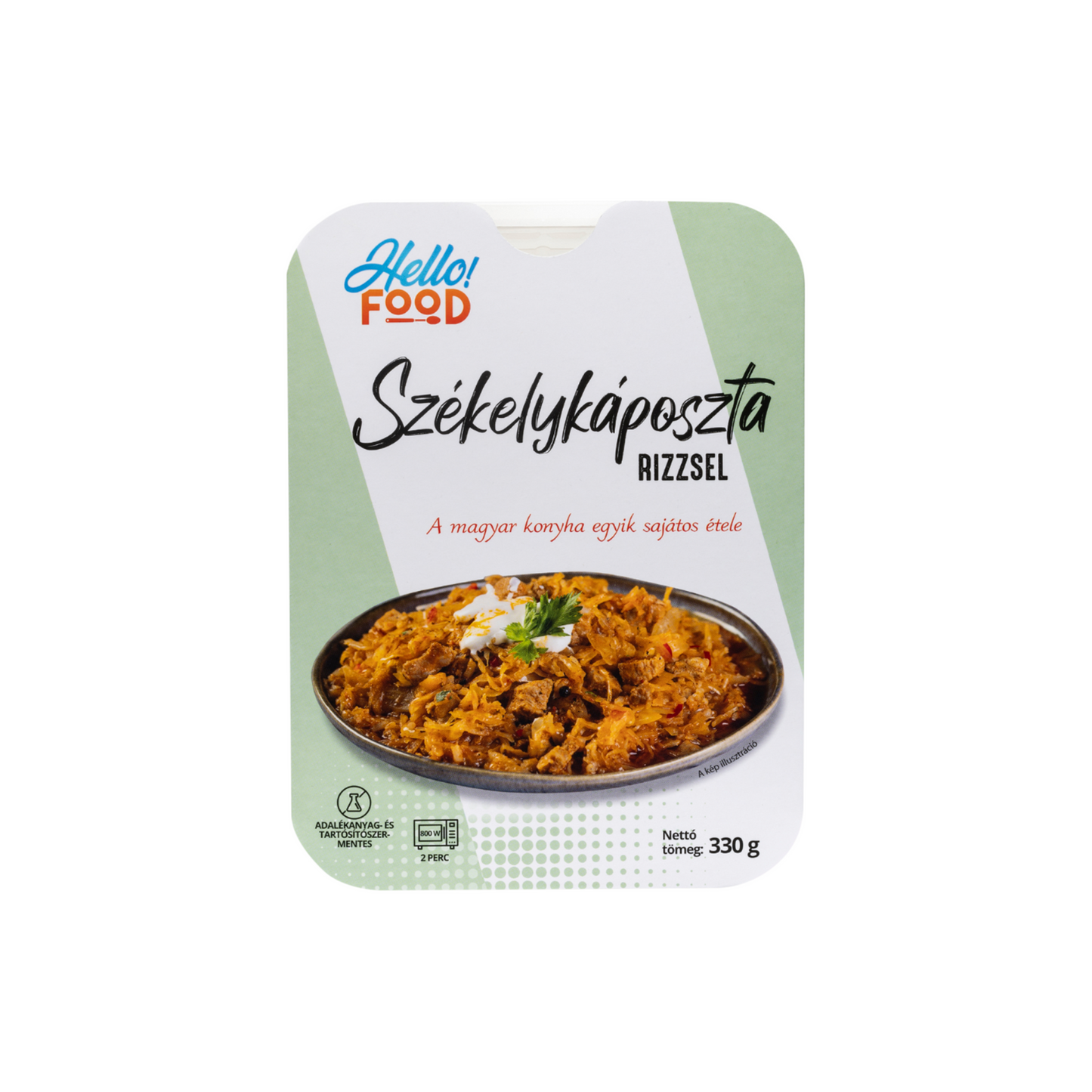 Hello Food székelykáposzta rizzsel 330 g