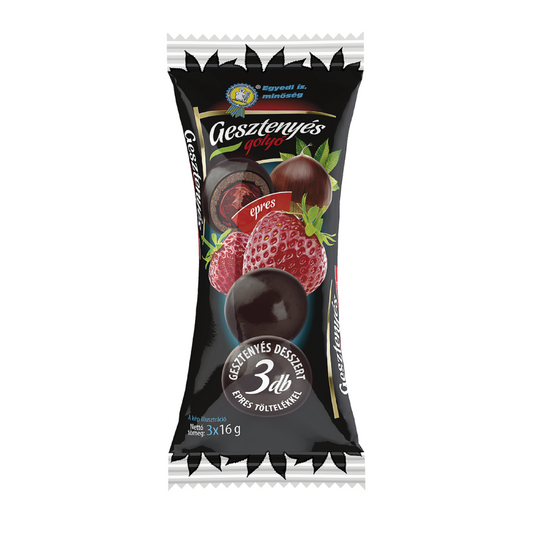 Gesztenyegolyó  epres 48 g