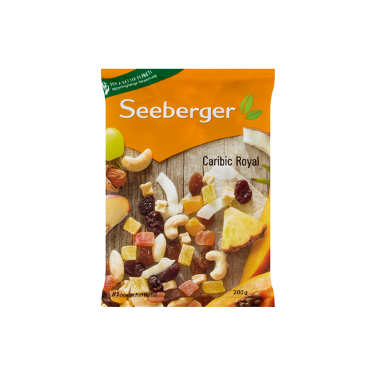 Seeberger Caribic Royal aszalt gyümölcsök és diófélék keveréke 200 g