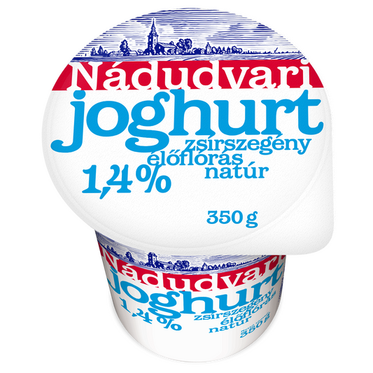 Nádudvari zsírszegény élőflórás natúr joghurt 1,4% 350 g