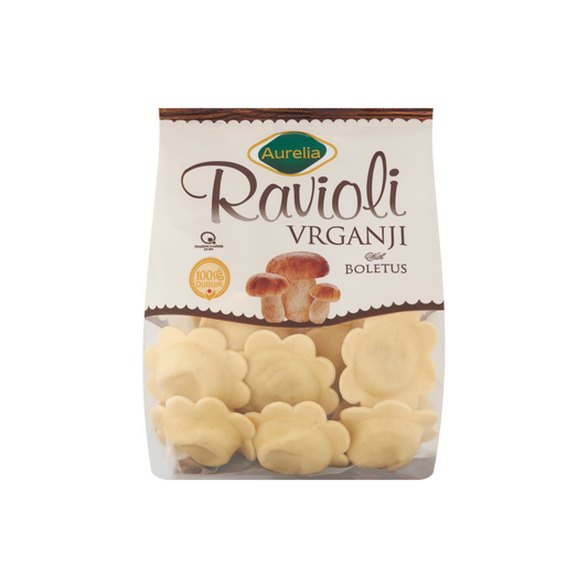 Aurelia durumbúzából készült friss tészta vargánya töltelékkel 250 g