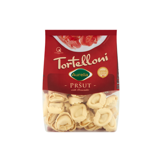 Aurelia Tortelloni durumbúzából készült friss tészta prosciutto sonka töltetlékkel 250 g